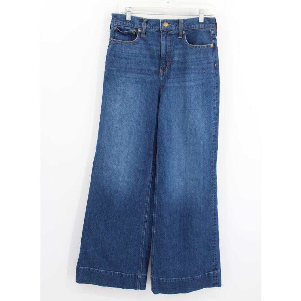 J. Crew Wide Leg Trouser Jeans size 29 Blue